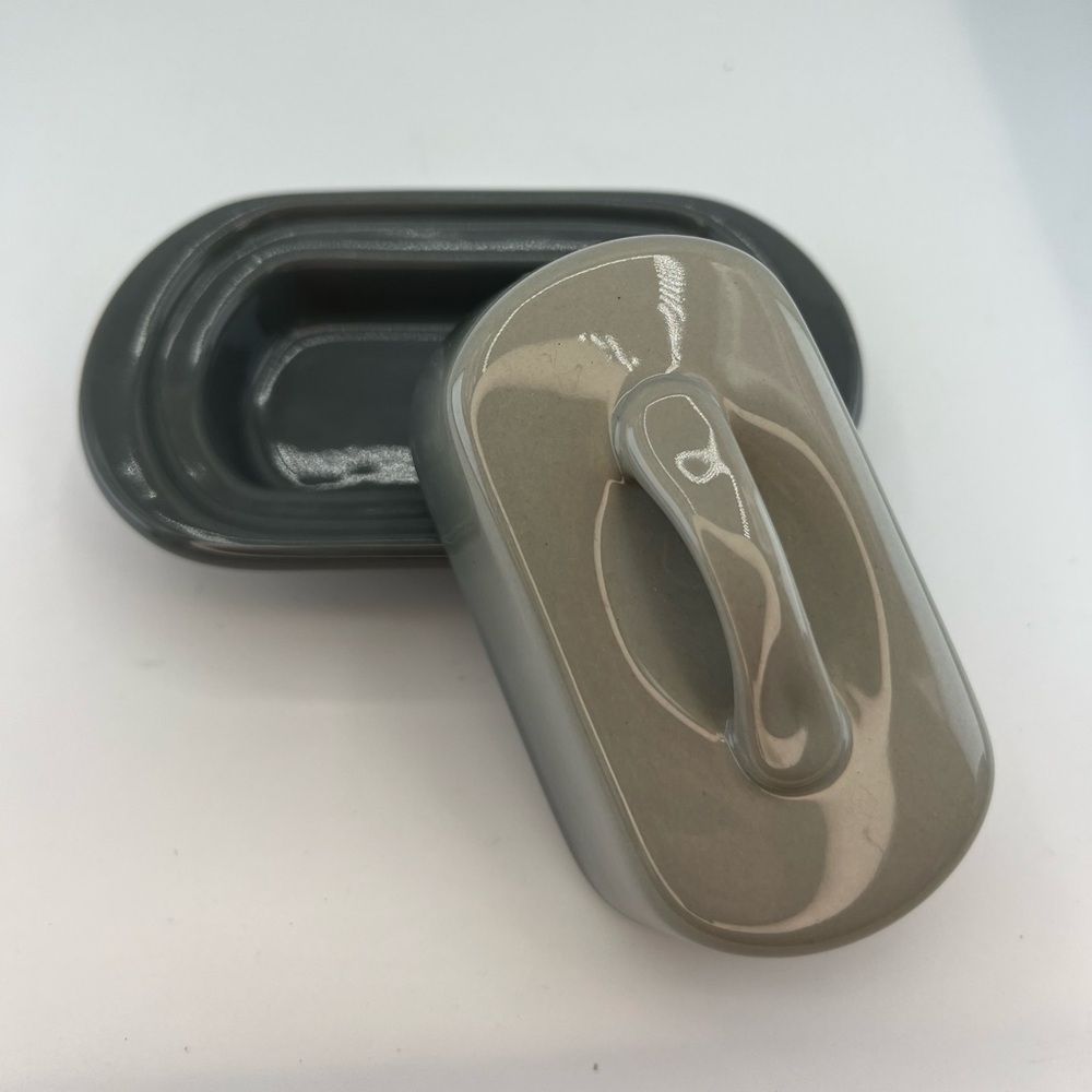 Chantal 5" Mini Butter Dish Fade Gray - Picture 3 of 8